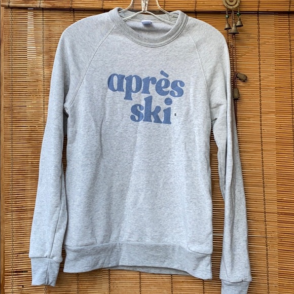 August Ink Apres Ski Sweatshirt Soft Comfy Snow - Picture 9 of 12